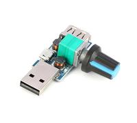 Wilgure Manuale USB 4 - 12 V 5 W regolatore di velocità della ventola interruttore di controllo per PC CPU alloggiamento regolabile con pulsante USB controller