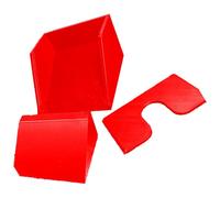 Wilgure Portascarpe in plastica portatile per carte di credito, accessorio da tavolo