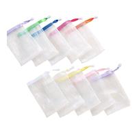 Wilgure Sacchetto per sapone in schiuma di alta qualità, con fronti ventilati, confezione regalo stabile, ideale per la cura della pelle sensibile nei bambini e negli anziani