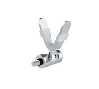 Wilgure Testa del proprietario della canna da pesca esperti, a sinistra e a destra, modificabile, piano flessibile, 8 mm, filettatura globale, accessorio per pesca resistente all'ossidazione