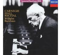 Wilhelm Bachhaus - Carnegie Hall Recital