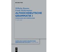 Wilhelm Braune Althochdeutsche Grammatik I (Tascabile)