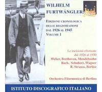 Wilhelm Furtwän Wilhelm Furtwangler: Edizione Cronologica Delle Registrazio (CD)
