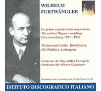 Wilhelm Furtwängler Wilhelm Furtwangler: Le Prime Registrazioni Wagneriane (CD)