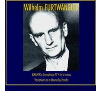 Wilhelm Furtwangler Brahms:Symphony No4 In E Minor (CD)