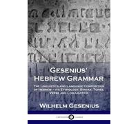 Wilhelm Gesenius Gesenius' Hebrew Grammar (Tascabile)