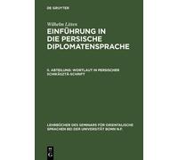 Wilhelm Litten Einführung in die persische Diplomatensprache, (Copertina rigida)