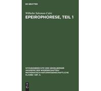 Wilhelm Salomon-Calvi Epeirophorese, Teil 1 (Copertina rigida)