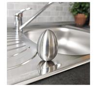 Wilhelm Sell® Sapone in Acciaio Inox 18/10 antiruggine - neutralizzatore igienico degli odori - Uovo in Acciaio Inox per la rimozione degli odori - Blocco detergente per Mani e Piedi (Uovo di Sapone)