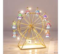 WILINNI Luci Personalizzate Della Ruota Panoramica Di Natale Con Ciondolo A Forma Di Pupazzo Di Neve Nome Personalizzato Da 1 A 12 Regalo Per La Famiglia La Coppia Compleanno Di Natale (stile 2)