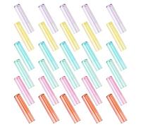 Wilitto 30 tappi in plastica per matite, protezioni per pennini, tappi trasparenti per matite per estensori in plastica, per studenti, scuole, uffici, colori assortiti