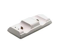 Wilitto Caricabatterie per controller PS5, dock di ricarica per PS5 con 2 tipi di cavi, caricatore doppio per controller Dualsense PS5, (due slot), stazione di ricarica ad alta velocità, bianco