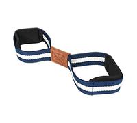 Wilitto Cinghie a forma di 8 per sollevamento pesi e powerlifter, cinghie in cotone disponibili in 4 misure Elite a doppio anello per gli appassionati di allenamento, supporto per allenamento in