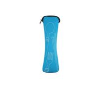 Wilitto Custodia per posate da viaggio, portatile, da campeggio, lavoro, scuola, picnic, forchetta, cucchiai, bacchette, borsa per imballaggio posate, borsa per posate da viaggio, blu cielo