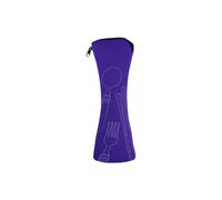 Wilitto Custodia per posate da viaggio, portatile, da campeggio, lavoro, scuola, picnic, forchetta, cucchiai, bacchette, borsa per imballaggio posate, borsa per posate da viaggio, Viola