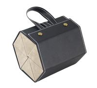 Wilitto Espositore multi-slot Scatola di immagazzinaggio per occhiali Custodia multifunzionale portatile da viaggio per occhiali da sole Custodia per occhiali da sole Nero 6