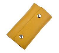 Wilitto Portafoglio chiave con bottone, 6 clip individuali, chiavi con chiusura a scatto custodia per organizer per soldi in similpelle, porta carte di credito, porta carte d'identità, accessorio