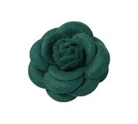 Wilitto Spilla a forma di fiore da donna, in tessuto, a forma di camelia, per cappotti, collari, cappelli, sciarpe, decorazione per vestiti, Lana artificiale, Pietra secondaria