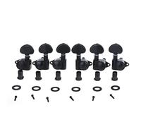 Wilkinson Black 3L3R Roto Sealed Guitar Machine Head Tuning Peg Set For Les Paul