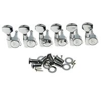 Wilkinson Chrome E-Z Lok post Guitar Tuner chiavi di accordatura pioli meccaniche per Strat tele