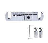 Wilkinson GTB Chrome Adjustable Wraparound Bridge Tailpiece For Les Paul Guitar