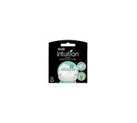 3pz Lamette ricambio rasoio 4 lame sapone vegano Wilkinson Intuition no schiuma