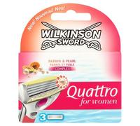 Wilkinson Sword Quattro For Women lama di ricambio 3 pz per Donna