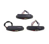 Wilkinson Low Gauss Black Hot Rail Mini Humbucker Pickup Set For Strat ST Guitar