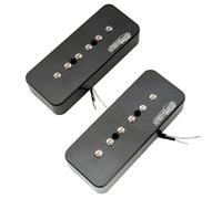 Wilkinson M Series Black Alnico 5 P90 Soapbar Pickups Set For Les Paul SG Guitar