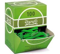 WILKINSON Ospedale, Rasoi usa e getta con funzione RETRACTIL, Scatola dispenser, colore: verde
