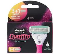 Wilkinson Quattro Sensitive Vrouwen Navulmesjes 4 stuks