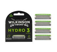 Wilkinson Sword Lame di Ricarica Wilkinson Hydro 3 Skin Protection, Confezione con 4 Ricariche Trilama, Lame di Ricarica per Uomo, Compatibili con Manico Rasoi Hydro