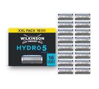 Wilkinson Sword Hydro 5, ricariche per rasoio da uomo, azione idratante, lame rivestite in carbonio, 16 ricariche