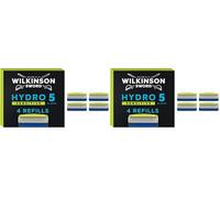 Wilkinson Sword Hydro 5 Skin Protection Sensitive - Blister con 4 lame di ricarica (compatibili con rasoi Hydro) (Confezione da 2)