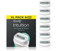 Wilkinson Sword Intuition 2in1 Soap & Shave Sensitive lame di ricambio 6 pz