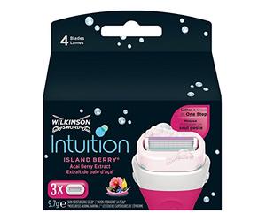 Wilkinson Sword Intuition Island Berry 3 lamette da barba