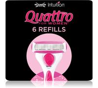 Wilkinson Sword Intuition Quattro for Women testina di ricambio 6 pz