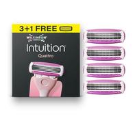 Wilkinson Sword Intuition Quattro rasoi da donna, 3 ricariche rasoio donna + 1 in omaggio