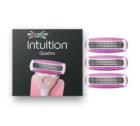 Wilkinson Sword Intuition Quattro rasoi da donna, 3 ricariche rasoio donna