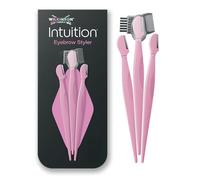 Wilkinson Sword Intuition rasoio rifinitore per sopracciglia donna, rasoio professionale per sopracciglia con 3 beauty tool e 1 sollevaciglia