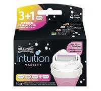 Wilkinson Sword Intuition Summer Variaty - Lame per rasoio da donna, 3 + 1 pezzo