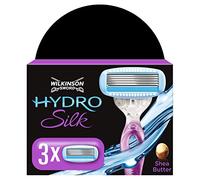 Wilkinson Sword Lame Hydro Silk per le donne, 3 lame sensibili, 3 unità