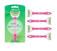 Wilkinson Sword myIntuition Xtreme 3 Comfort Sensitive rasoi da donna monouso, rasoi per pelli sensibili da donna, confezione da 4 rasoi