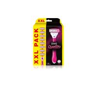 Wilkinson Sword Quattro da donna Aloe & Vitamina E rasoio + testina di ricambio 8 pezzi