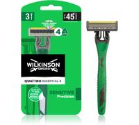 Wilkinson Sword Quattro Essential 4 Sensitive Precision rasoi monouso 3 pz