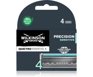 Wilkinson Sword Quattro Essential 4 Titanium Sensitive lame di ricambio 4 pz