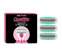 Wilkinson Sword Quattro For Women Sensitive lama di ricambio 3 pz per Donna