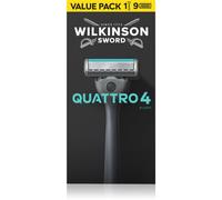 Wilkinson Sword Quattro rasoio + lame di ricambio 8 pz