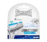 Wilkinson Sword Quattro Titanium Sensitive lamette di ricambio 4 pz uomo