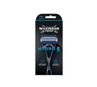 Wilkinson Sword Rasoio Wilkinson Sword Hydro 5 Skin Protection, Confezione con Manico + 1 Testina 5 Lame Montata, Rasoio per Uomo, Ideale per Pelli Sensibili